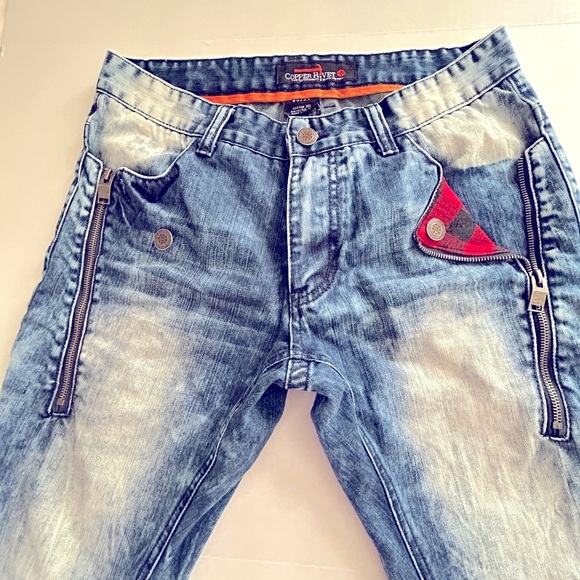 Men's Blue Denim Jeans - Picture 11 of 11